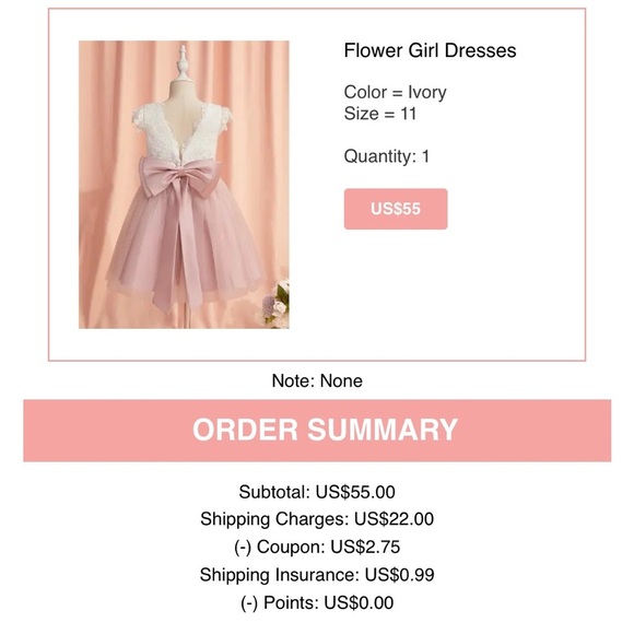 JJ’s House Flower Girl Dress in Ivory - Picture 5 of 7